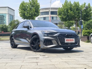 2021 <span class=keywords><strong>Audi</strong></span> A3 sedán alimentado por combustible <span class=keywords><strong>de</strong></span> bajo kilometraje moderno y deportivo negro giro <span class=keywords><strong>a</strong></span> la izquierda coche <span class=keywords><strong>de</strong></span> lujo sin accidentes <span class=keywords><strong>de</strong></span> <span class=keywords><strong>segunda</strong></span> <span class=keywords><strong>mano</strong></span> - Product Image 3