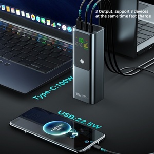 Banco de Energía para Portátil de 20000mAh con Carga Rápida de 100W, Pantalla LED, Carga Rápida PD de 65W 100W, Estación de Carga de 20000mAh para Computadoras - Product Image 4