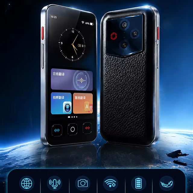 F10 AI Voice Translator Device, 139 Languages Mutual Translation, WiFi and Offline Dual Mode, Camera Translation 3.5 Inch Screen