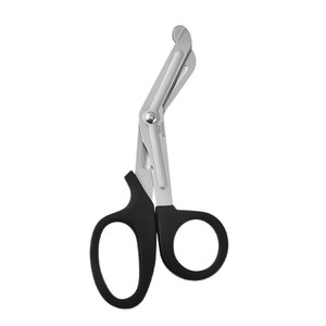 Ciseaux à tête coudée en acier inoxydable de 15 cm pour ruban musculaire, ruban de kinésiologie, ciseaux transfrontaliers, ciseaux à gaze, bandage - Product Image 5