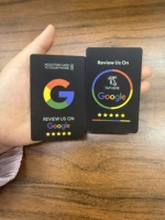 Tarjeta NFC y con Código QR para Reseñas de Google - Para Pequeñas Empresas, Obtenga Más Reseñas de Clientes