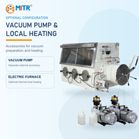 Boîte à gants en acier inoxydable MITR Lab avec équipement de purification automatique par circulation de gaz