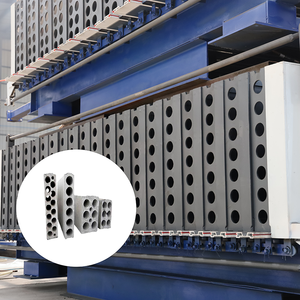 Ligne de production de dalles creuses préfabriquées/panneaux sandwich/Machine de fabrication de panneaux muraux pour maisons préfabriquées en béton préfabriqué - Product Image 1