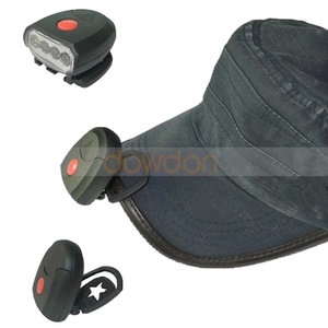Portátil 4 LED de Clip de <span class=keywords><strong>luz</strong></span> al aire libre de pesca caza sombrero Clip de <span class=keywords><strong>luz</strong></span> al aire libre ciclismo faro - Product Image 1