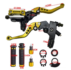 Maître-cylindre de frein et ensemble d'embrayage en alliage d'aluminium CNC pour moto/motocross (22 mm) – Pompe de frein à disque hydraulique / Frein à main - Product Image 4