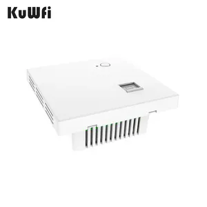 High-end kuwfi 11ac rj45 poe 48v, potência na parede, wifi ap 1200mbps, montagem na parede, sem fio, ponto de acesso com controle ap