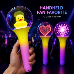Bâton lumineux LED en acrylique moulé sur mesure, 15 couleurs RGB, baguette lumineuse Kpop, piles AAA, portable, synchronisation DMX512 2.4G pour concerts/spectacles en direct - Product Image 1
