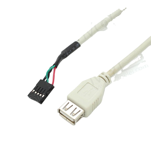 USB 2.0 Cable a Female to Motherboard 5 Pin Header Cable