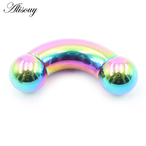Piercing per il corpo in acciaio inossidabile all'ingrosso: anello per naso, capezzolo, barbell curvo, <span class=keywords><strong>orecchino</strong></span> per trago, barra per sopracciglio, gioielli per il corpo di grandi dimensioni - Product Image 6