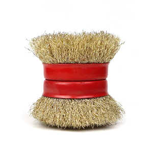 Meule en fil d'acier épaissi en forme de bol pour meuleuse d'angle, spécialisée dans le meulage, le nettoyage, l'élimination de la rouille et le polissage - Product Image 4