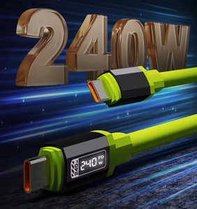 240W Loại <span class=keywords><strong>C</strong></span> để USB <span class=keywords><strong>C</strong></span> <span class=keywords><strong>c</strong></span>áp với LED hiển thị compatible140w/100W PD sạ<span class=keywords><strong>c</strong></span> nhanh dây sạ<span class=keywords><strong>c</strong></span> cho máy tính xách tay/điện thoại di động - Product Image 6