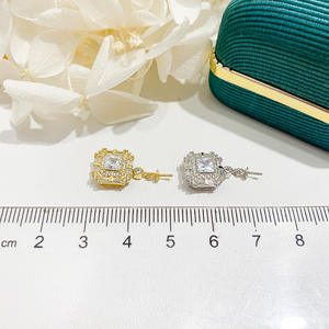 Colgante de Plata WENCHI S925, Cuentas de 10-15 mm, Accesorios de Perlas para DIY, Collar de Jade de Moda, Soporte para Dijes de Diamantes, China 10479 - Product Image 4