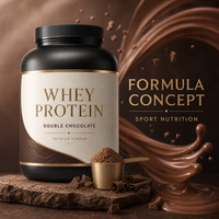 Poudre de protéines personnalisée OEM pour augmenter la croissance musculaire, saveur personnalisée, 2 lb, isolat de protéines de lactosérum Gold Standard au chocolat