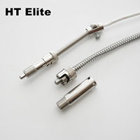Sonde de température industrielle en acier inoxydable tressé de type baïonnette avec sonde à ressort réglable, OEM Type K IP65