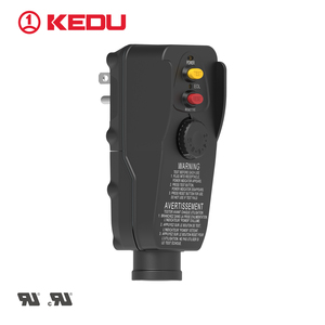 Kedu pd24t hẹn giờ điều chỉnh núm gfci mặt đất lỗi mạch interrupter tự động thiết lập lại prcd 120V ~ 15A 6mA với ul - Product Image 1
