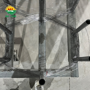PUTANKA Diversification Besoins Pliage Dimensions 1.2x0.6x0.8 M Résistance ultime Fil d'acier Nature <span class=keywords><strong>Bois</strong></span> traité sous pression - Product Image 3