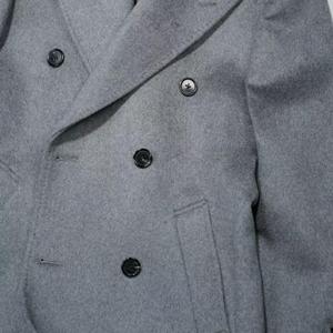 Men's 100% <strong>WOOL</strong> <strong>Double</strong> Breasted Long Overcoat Custom Bespoke Bulk Wholesale Winter Formal Anti-Wrinkle Breathable - Product Image 4