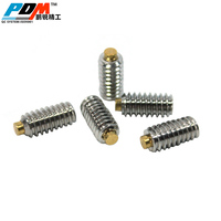 High Strength Alloy Steel Socket Slotted Nylon Tip Thumb Screw Soft Tip Set Screw M4 M6 OEM Custom Brass Tipped Grub Screws