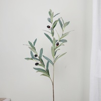 Branches d'olivier artificielles de haute qualité pour la décoration intérieure