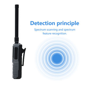 Detector de Drones Portátil de 1,5KM 70MHz-6,2GHz com Função de Coordenação de Equipe e Relógio de Pulso - Product Image 1