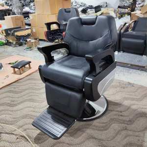 Fauteuil de Barbier Réglable en Hauteur et Inclinaison, Multifonctionnel pour Salon de Coiffure, Beauté, Tatouage, Shampoing, Massage, Coiffage - Mobilier de Salon - Product Image 6