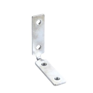 Support d'angle en aluminium en forme de L, support en fer à angle droit pour accessoires d'installation de portes et fenêtres, support métallique durable - Product Image 5