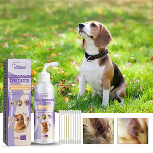 Nouveau nettoyant pour oreilles d'animaux, formule sans alcool, ingrédients naturels pour le soin des démangeaisons des oreilles des chats et des chiens - Product Image 2