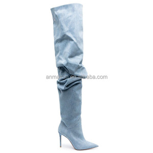 Bottes sur mesure de luxe grande taille 2026 à talon aiguille et bout pointu, imprimés animaliers, pour femme, collection automne-hiver - Product Image 5