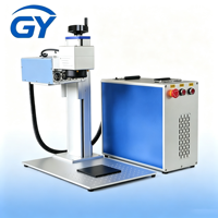 Machine de marquage et de gravure CNC JPT Mopa M7 à fibre laser 60W, neuve, refroidie par air, compatible avec les formats LAS, DXF, BMP, AI, PLT