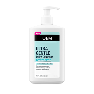 <span class=keywords><strong>Nettoyant</strong></span> <span class=keywords><strong>Visage</strong></span> Moussant Doux OEM 16oz Non Comédogène pour Peaux Sensibles Démaquillant et Anti-Excès de Sébum - Product Image 1