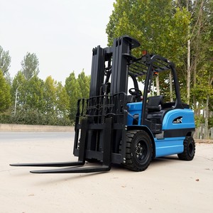 5t 2t 2.5t 3t 3t מופעל סוללה מלגזות צד שלושה צילינדרים 4.5m-6m גובה להרים גובה עופרת-חומצה סוללת - Product Image 1