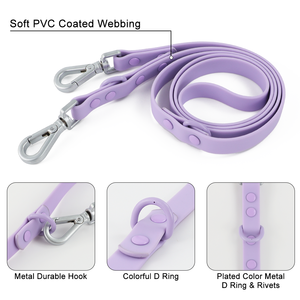 Laisse de collier de chien gaufré réglable personnalisable Gilet Sangle de poitrine laisse de chien Couleur macaron imperméable - Product Image 6