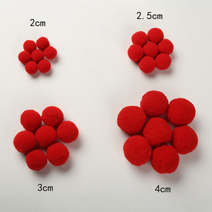 Bola de pompones suaves y esponjosos hechos a mano, embalaje personalizado, suministros para <span class=keywords><strong>manualidades</strong></span> de costura DIY para niños, decoración de boda, juguetes creativos de pasta - Product Image 3