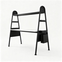 Table haute de bar, bureau debout et table haute de réunion, design moderne – conçue pour les zones de bar en open space – personnalisable pour usage commercial