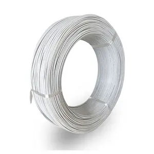 UL1180 18AWG 1.93mm resistance heating wire PTFE insulated single core silver plated copper flexible power wire