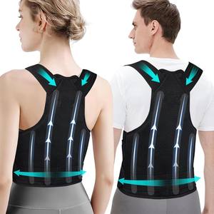 2024 gran oferta Oem transpirable ajustable espalda Brace soporte Lumbar espalda hombro Brace postura Corrector chaleco cinturón para hombres Wome - Product Image 1