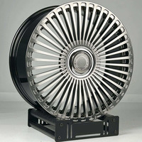 Jantes personnalisées de 18, 19, 20, 21, 22 pouces, argentées polies, 5X112 5X130, roues forgées pour Mercedes Benz W222 W223 Gls Eqs Suv Maybach Amg