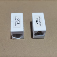 Coupleur en ligne RJ45 UTP CAT6 8P8C, connecteur d'extension Ethernet pour extension de câble réseau