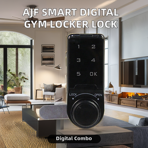 Armoire électronique intelligente AJF, casier à <span class=keywords><strong>code</strong></span> magnétique numérique pour salle de sport, serrure pour <span class=keywords><strong>porte</strong></span> en acier ou en bois - Product Image 2