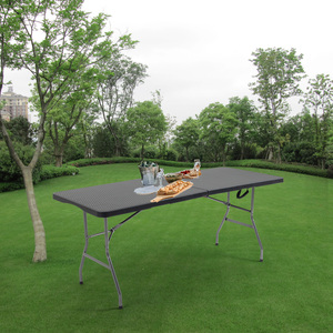 Bán buôn treo tường HD-PE Màu Đen Gấp Bàn ăn gấp Poker bảng cho nhà bếp ngoài trời & trong nhà cắm trại bên - Product Image 5