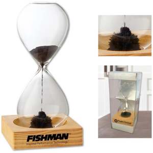 <span class=keywords><strong>Sablier</strong></span> magnétique personnalisé, cadeau publicitaire unique, horloge à sable avec poudre de fer pour la décoration de bureau et la gestion du temps - Product Image 1