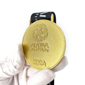 उच्च गुणवत्ता वाले कारखाने अनुकूलित धातु खेल पुरस्कार पदक व्यक्तिगत अनुकूलित फुटबॉल खेल स्वर्ण पदक - Product Image 5