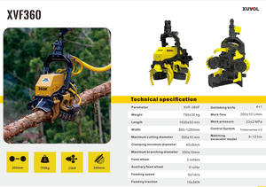 Cabezal de Cosechadora de Árboles XUVOL con Monitoreo de Datos de Tala, Identificación Inteligente del Radio de Tala, Longitud de Tala Precisa, Rechazo de Árboles - Product Image 2