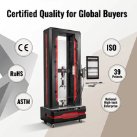 Machine d'essai de compression pour barres d'armature et béton, testeur universel de type portique WDW-100SS pour le contrôle qualité industriel CE ISO
