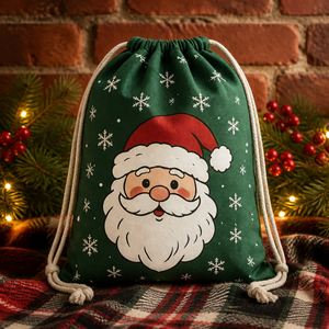 Custom <b>Personalised</b> <b>Drawstring</b> <b>Bag</b> Promotion <b>Drawstring</b> <b>Bags</b> Christmas Patterned Cute <b>Drawstring</b> <b>Bag</b> - Product Image 4
