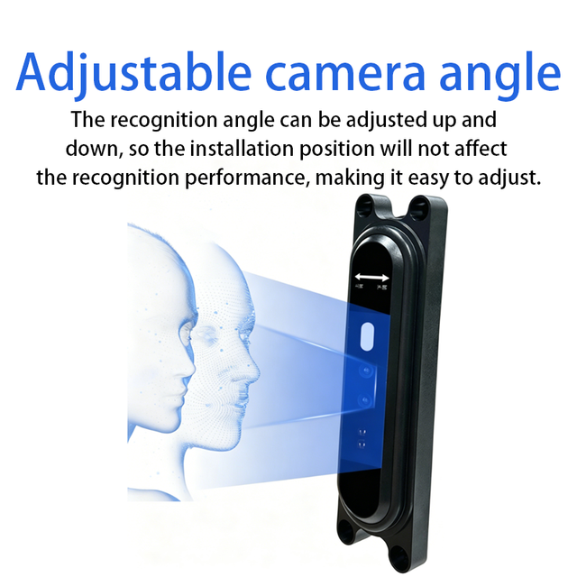 Megvii AI Binocular Camera Module Face Palm Vein Dual Recognition, Adjustable Vertical Angle, Default 2m USB Cable