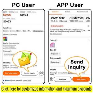 Emballage OEM de gelée de chewing-gum alimentaire pochette sur support imprimée personnalisée en polyéthylène mylar zip-lock holographique étanche à l'humidité 1g - Product Image 4