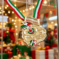 Promotion personnalisé métal carnaval médaille artisanat événement activité 3D Fiesta médaille or argent Bronze placage Portable
