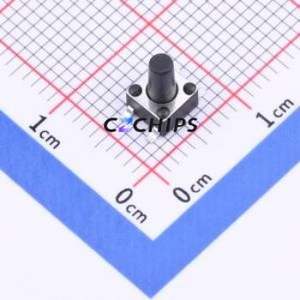 TSC015B07518A02 Tactile Switch SMD-4P,4.5x4.5mm Switch Round Button 1.8N Vertical Mount 4.5mm - Product Image 1