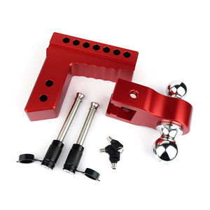 Enganche de remolque retráctil ajustable universal, bloqueo de enganche de remolque de aluminio para coche y camión todoterreno de 2 pulgadas para Tractor - Product Image 3